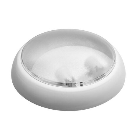 VVE VERLICHTING ME3, 1 x E27 LED lamp voorbereid, wit/helder-frosted, excl. E27 LED lichtbron