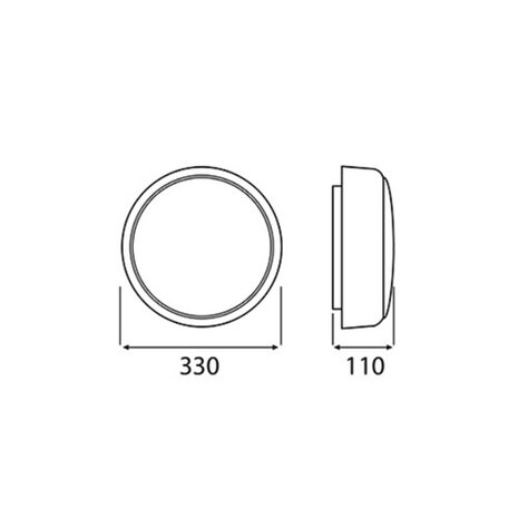 VVE VERLICHTING ME3, 1 x E27 LED lamp voorbereid, wit/opaal, excl. E27 LED lichtbron