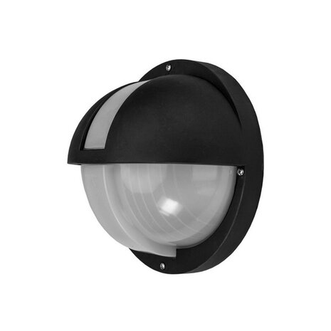 VVE VERLICHTING ME5, 1 x E27 LED lamp voorbereid, zwart/opaal, excl. E27 LED lichtbron