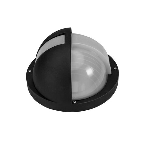 VVE VERLICHTING ME5, 1 x E27 LED lamp voorbereid, zwart/opaal, excl. E27 LED lichtbron